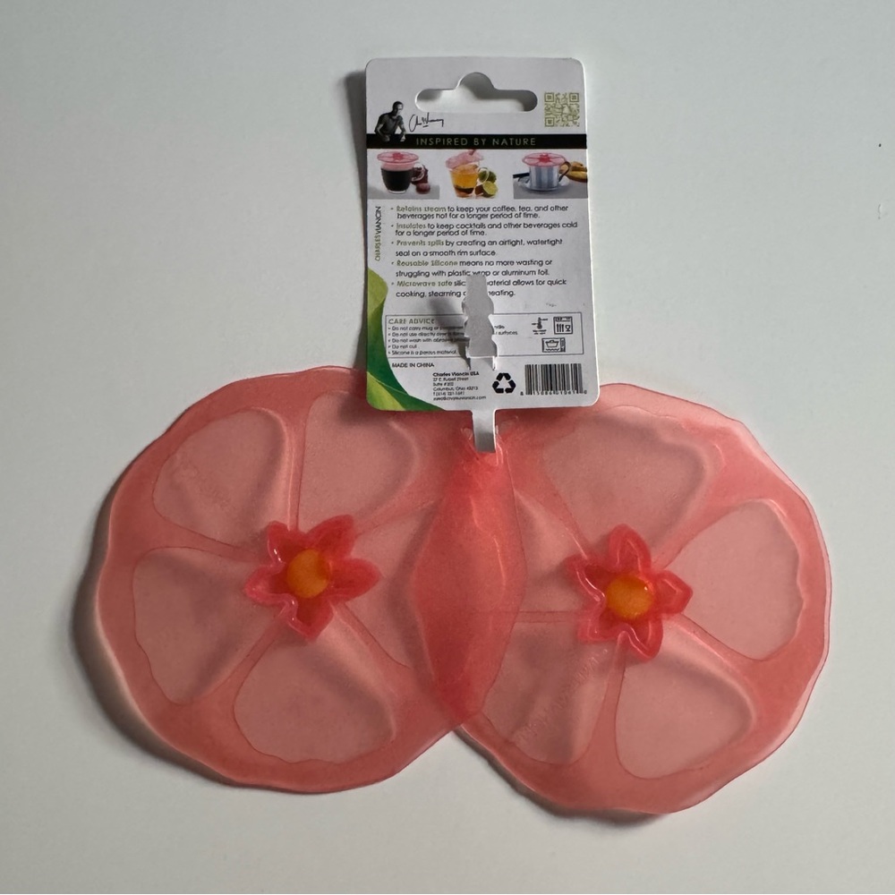 NWT Hibiscus drink covers set of 2 - Picture 6 of 6